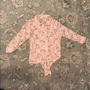 Elegant Floral Lace Blouse